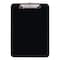 Better Office Products Plastic Clipboards, Durable, 12.5 x 9 Inch, Low Profile Clip, Black, Set of 12, 12PK 45011 - alternate 5